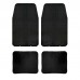 Set 4 Tappeti in gomma universali nero tagliabili TAG01